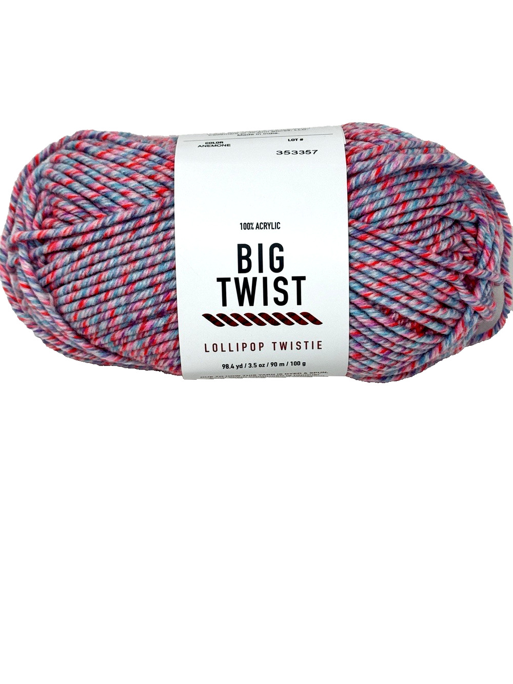 Big Twist Lollipop Twistie Yarn Anemone